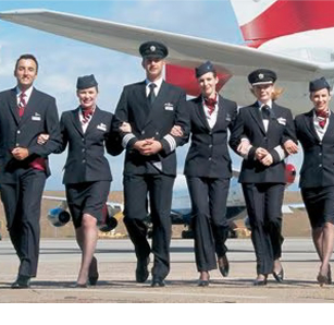 british airways crew